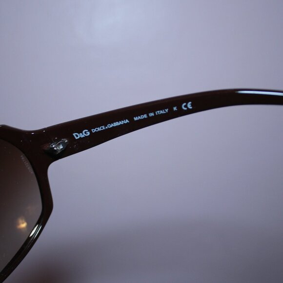 D&G 8018 Oversized Rectangle Tortoise Acetate Sunglasses EXC